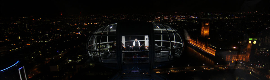 The IFP Nations Cup 2011, played on the London Eye with the Thames below and Westminster Abbey behind (credit MatchPoker.sport).